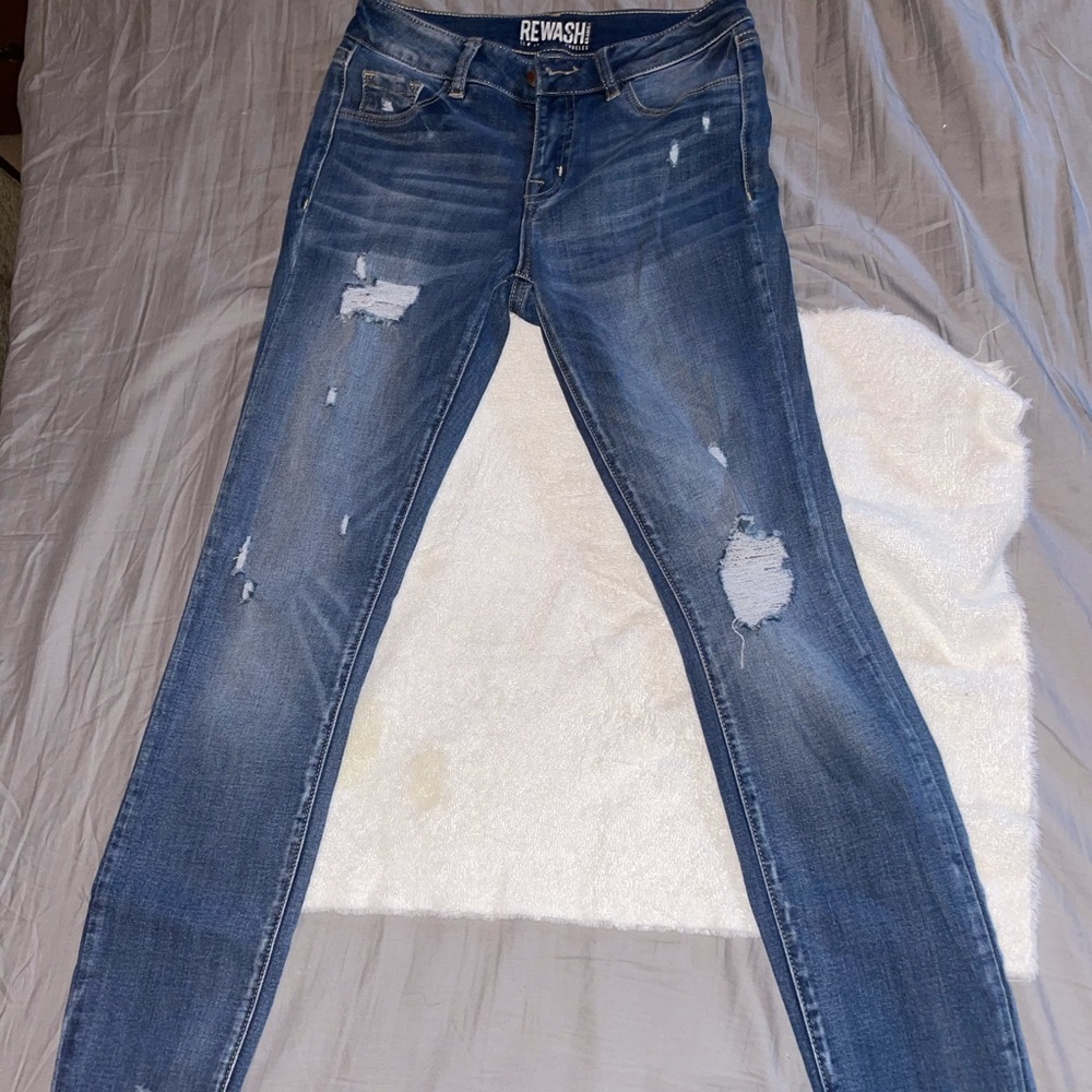 Rewash Dark Blue Skinny Jeans